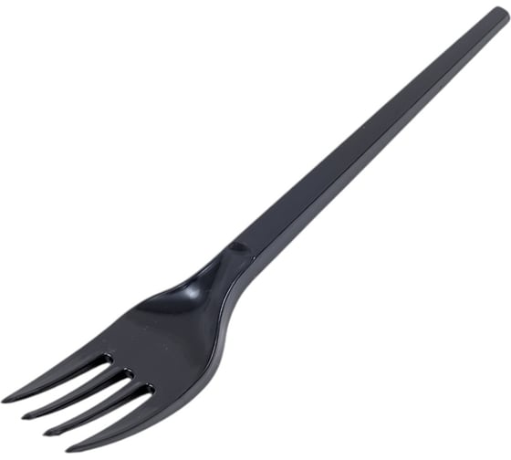 Изображение товара Вилка EUROHOUSE Премиум черная, 10 шт, полистирол 15485