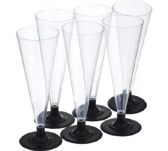 Изображение товара Фужер EUROHOUSE Кристалл, 6шт, 180мл, полистирол 15482