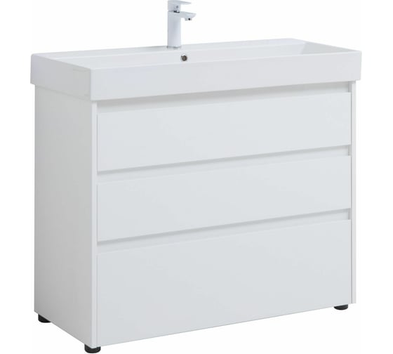 Изображение товара Тумба Aquanet Nova Lite 100 SLIM SYNERGY 00302478