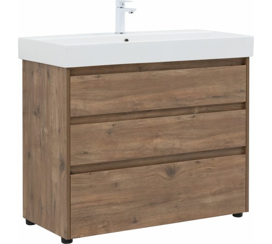 Изображение товара Тумба Aquanet Nova Lite 100 SLIM SYNERGY 00302480