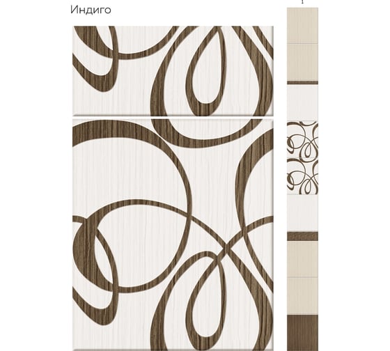 Изображение товара Панель ПВХ КронаПласт Unique индиго, 1 шт. 00-00056417