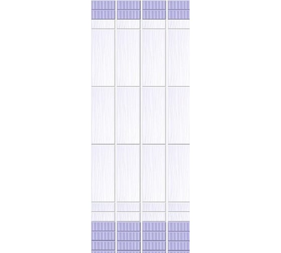 Изображение товара Панель ПВХ КронаПласт Unique ирис фон, 1 шт. 00-00023411