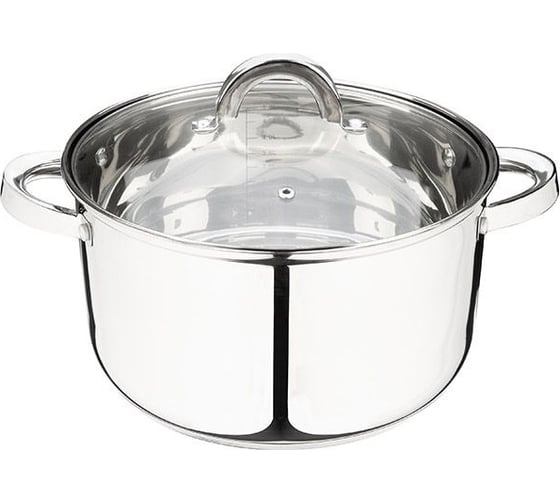 Изображение товара Кастрюля Mallony Mediano 5.8 л, диам. 24 см, капсулированное дно 005445