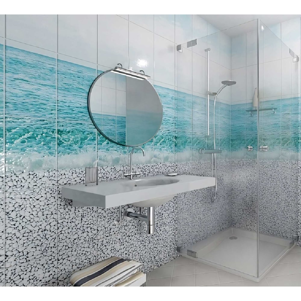 Изображение товара Панель ПВХ КронаПласт Unique океан фон, 1 шт. 00-00055153