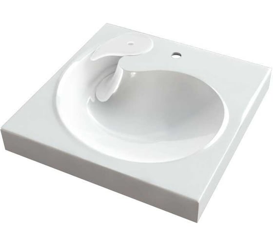 Изображение товара Reflexion home Раковина Reflection beta для установки над стиральной машиной (60x60 см) RF6060BT