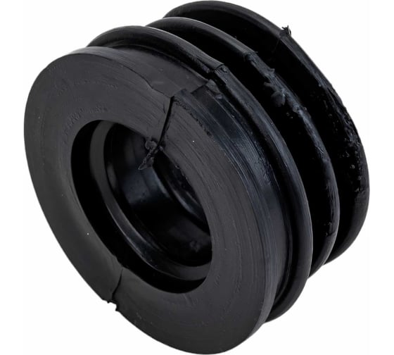 Изображение товара Переходная манжета Профитт d 32x50 сантехническая, канализационная, трехлепестковая, черная 2227473