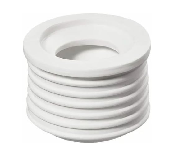 Изображение товара Переходная манжета Профитт d 25x40 сантехническая, канализационная, трехлепестковая, белая 2227503