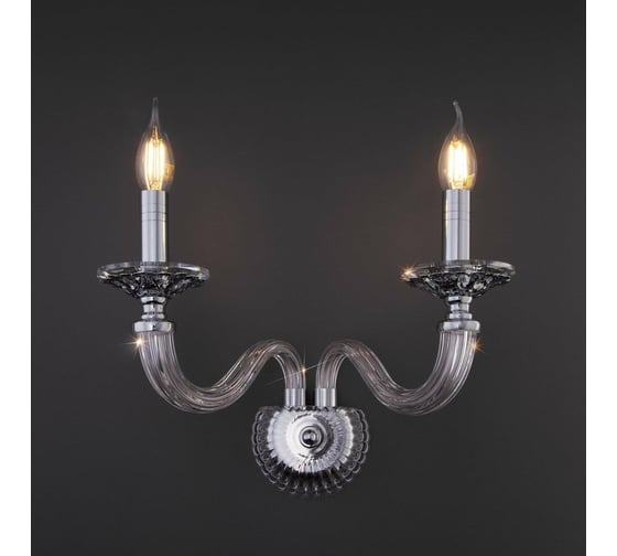 Изображение товара Настенный светильник Bogate's 338/2 strotskis прозрачный a055304