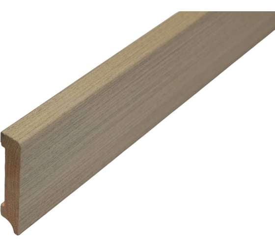 Изображение товара Плинтус РУССКИЙ ПРОФИЛЬ деревянный, 80х16х2400 мм, Венге Бангуи 4680427069307