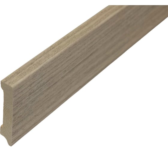Изображение товара Плинтус РУССКИЙ ПРОФИЛЬ деревянный, 80х16х2400 мм, Орех светлый 4680427069376