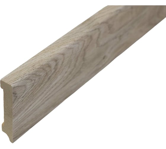 Изображение товара Плинтус РУССКИЙ ПРОФИЛЬ деревянный, 80х16х2400 мм, Дуб Мелфорд 4680427069314