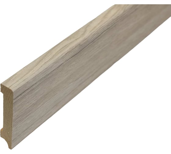 Изображение товара Плинтус РУССКИЙ ПРОФИЛЬ деревянный, 80х16х2400 мм, Дуб Арктик 4680427067785