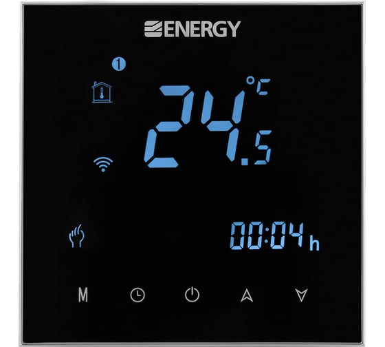 Изображение товара Терморегулятор программируемый ENERGY bht-2000gblw черный  УТ-УТ-01088