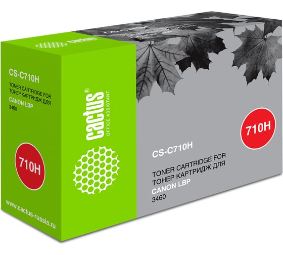 Изображение товара Картридж лазерный CS-C710H 710H черный (12000стр.) для Canon LBP 3460 Cactus 948230