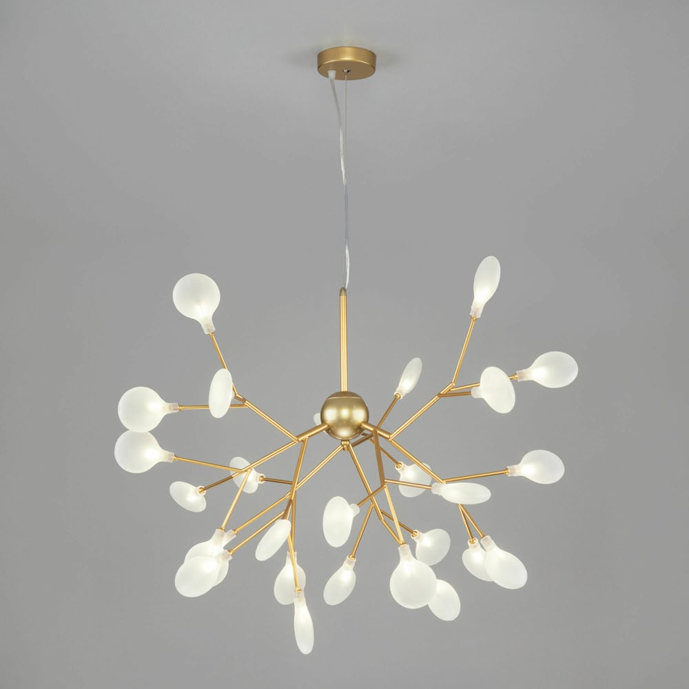 Изображение товара Подвесной светильник Bogate's 341 белый с золотыми акцентами