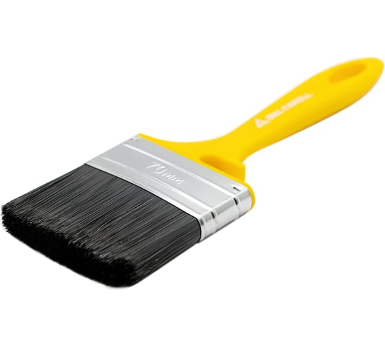 Изображение товара Флейцевая кисть DeltaRoll смешанная черная щетина, 70x12 мм, 13170