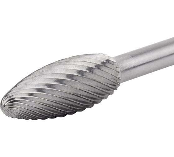 Изображение товара Бор-фреза твердосплавная форма H 12x32 мм, хвостовик 6 мм NORGAU 077137320