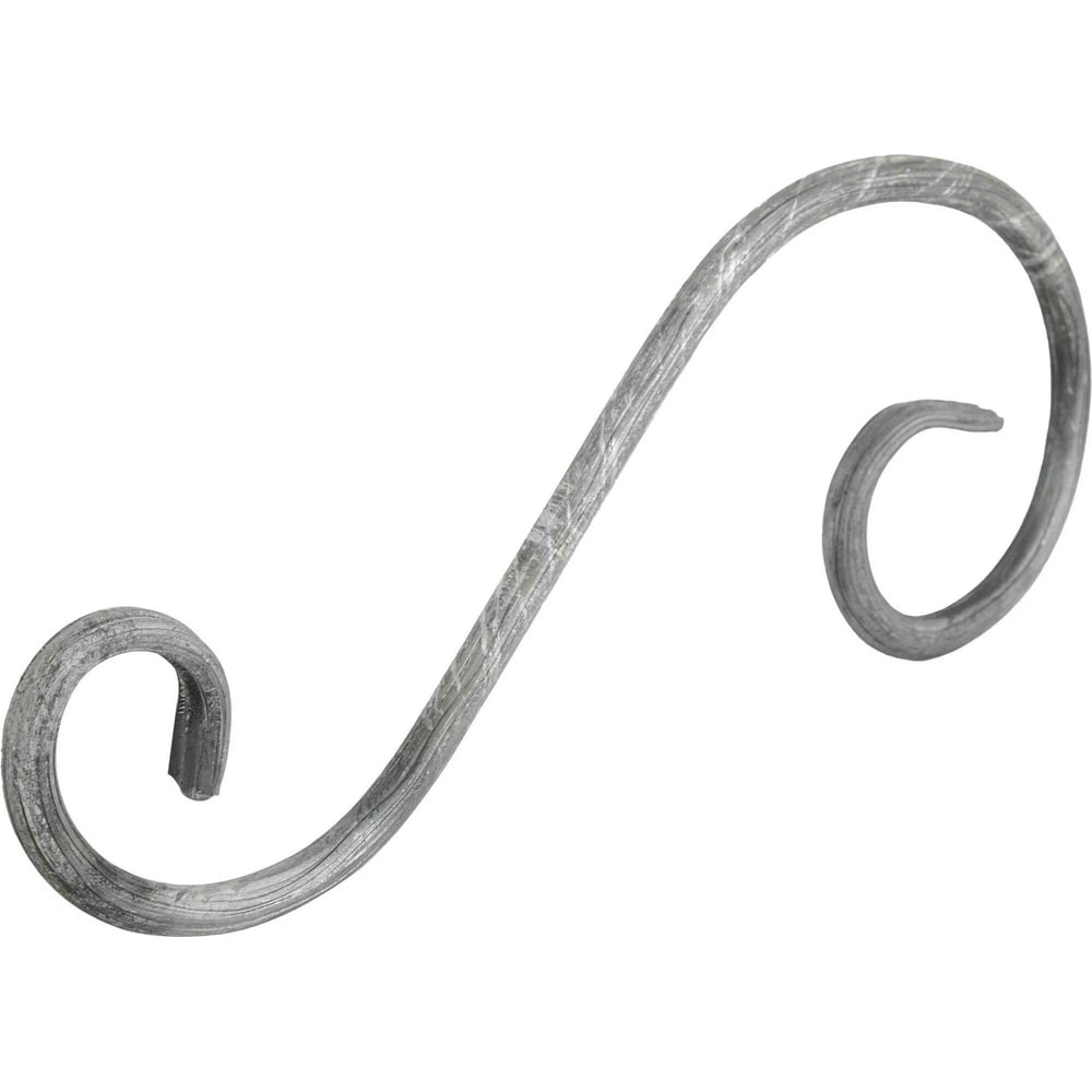 Изображение товара Завиток металлический черный "Лоза", форма S, 125x275 мм