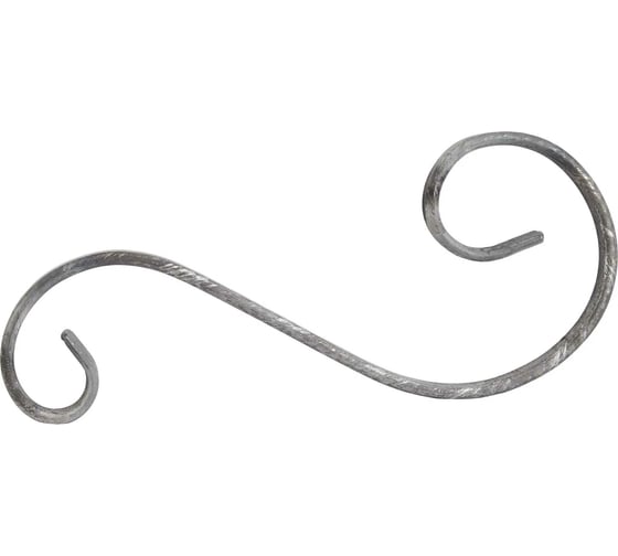 Изображение товара Кованый завиток ООО "СВОЙ МАСТЕР" S-образный, 125x275 мм 01.0039