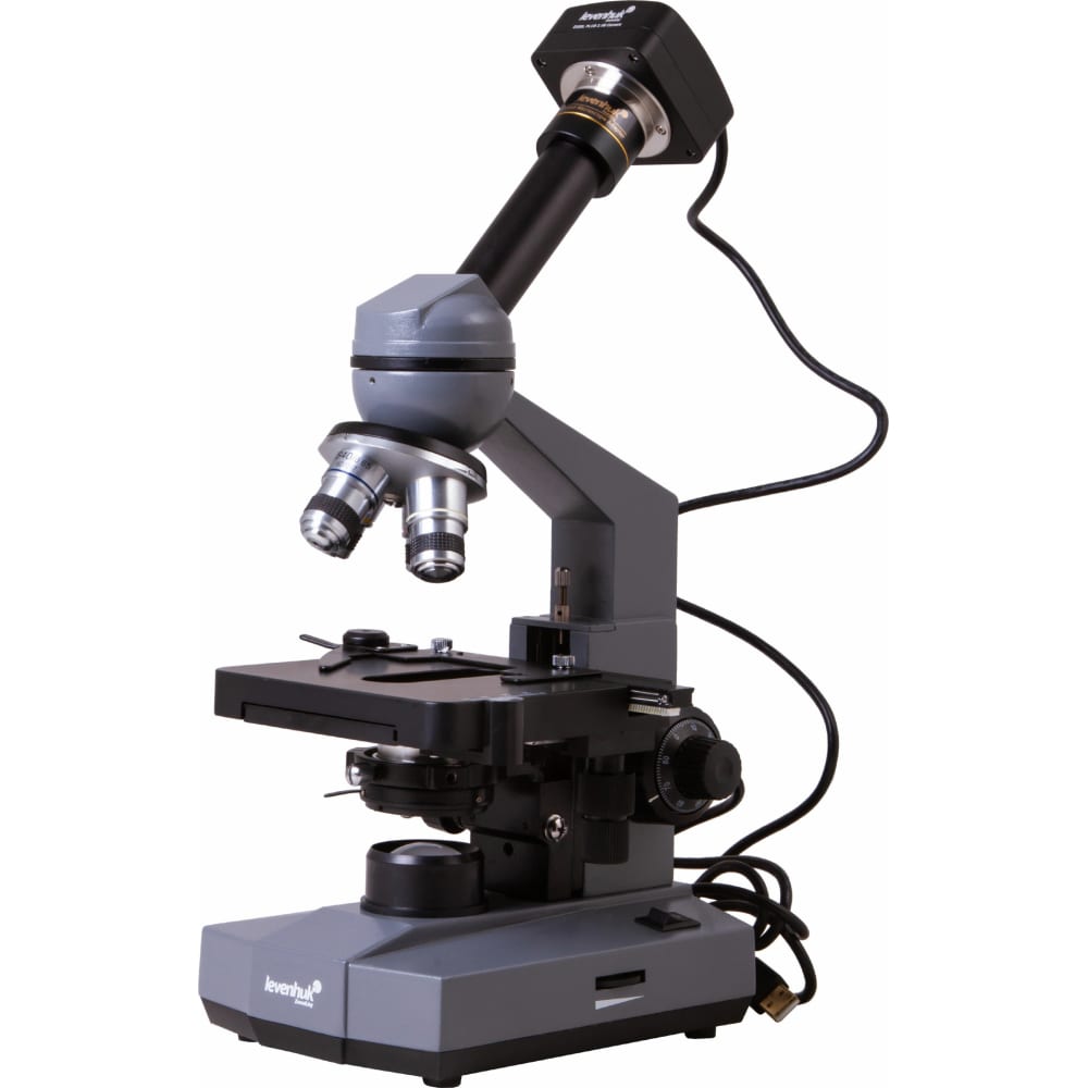 Монокулярный цифровой микроскоп Levenhuk микроскоп цифровой levenhuk d320l base 3 мпикс монокулярный