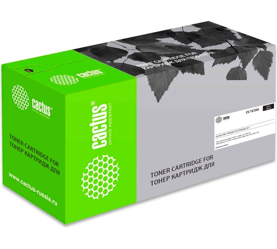 Изображение товара Лазерный картридж Cactus tk-7205 черный, 35000 страниц, для kyocera mita taskalfa 3510i, taska CS-TK7205 1418134