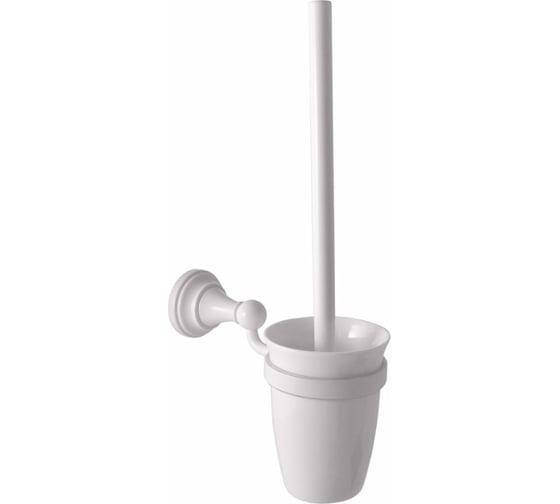 Изображение товара Щётка для унитаза с настенным держателем RavSlezak (фаянсовый стакан), белый MKA0500B