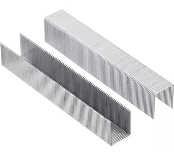 Изображение товара Закаленная скоба для мебельного степлера ЕРМАК 14 мм (11,3x0,7 мм), 1000 шт. 648-037