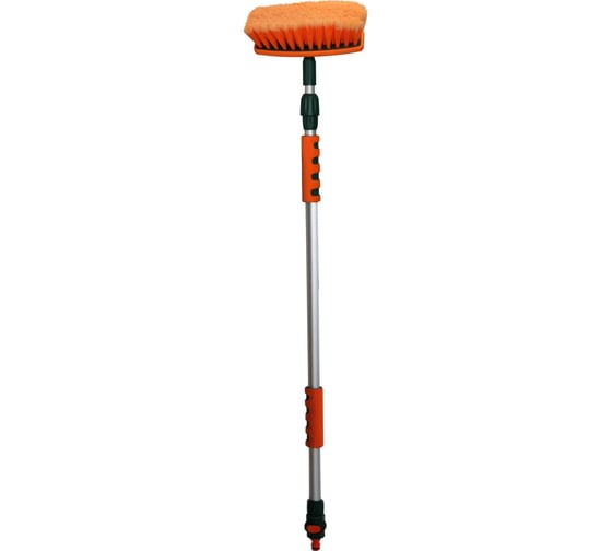 Изображение товара Щетка для мытья LI-SA телескопическая проточная ручка 112-186 см, с клапаном для подачи воды ls015 39780