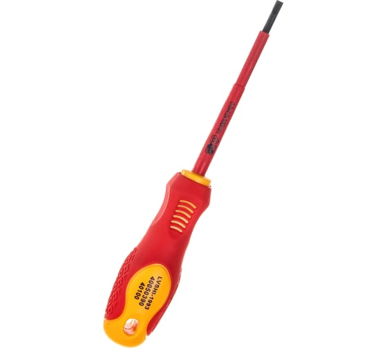 Изображение товара Диэлектрическая отвертка VIRA by RAGE VDE, SL4x100 мм 397027