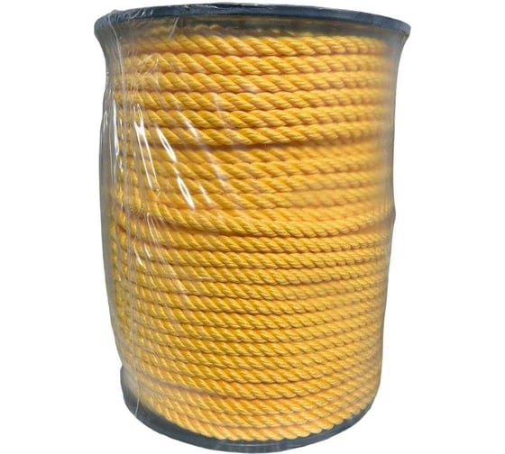 Изображение товара Канат тросовой свивки АзотХимФортис пп, 12 мм, 100 м, желтый (кат) 75857