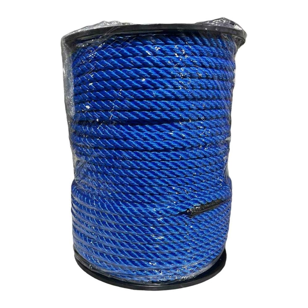 Изображение товара Канат тросовой свивки АзотХимФортис пп, 12 мм, 100 м, синий (кат) 73754