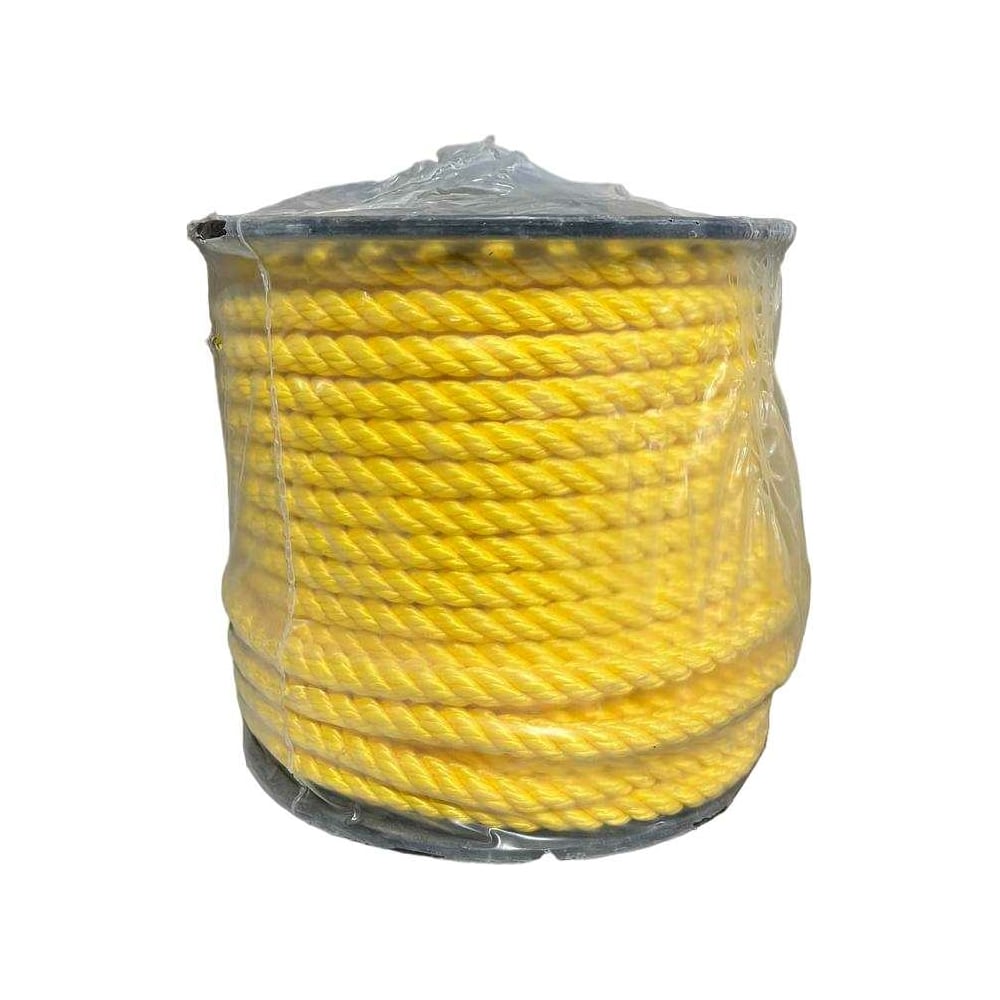 Изображение товара Канат тросовой свивки АзотХимФортис пп, 16 мм, 50 м, желтый (кат) 75888
