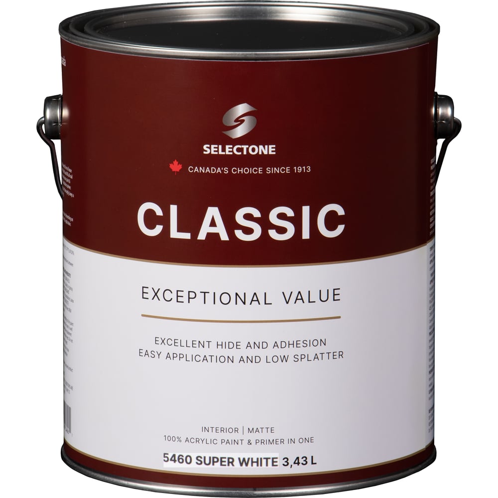 Акриловая краска для стен Selectone краска для стен и потолков акриловая вд ак 230м влагостойкая 0 9л