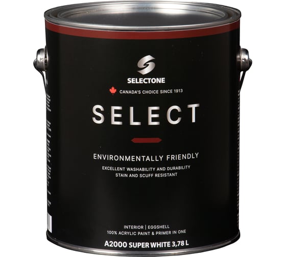 Изображение товара Акриловая краска для стен Selectone select eggshell A2000-4