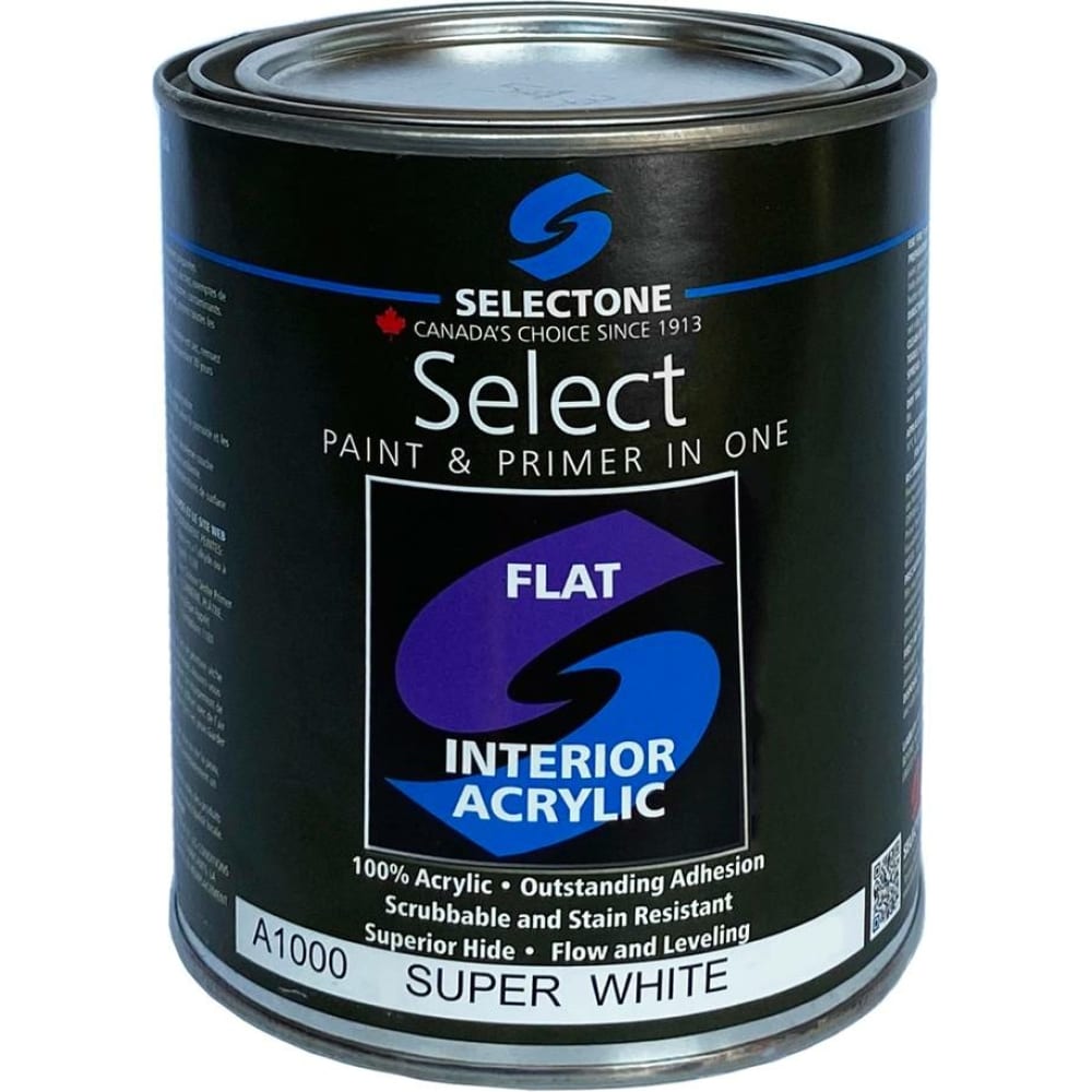 Акриловая краска для стен Selectone - A1000-1