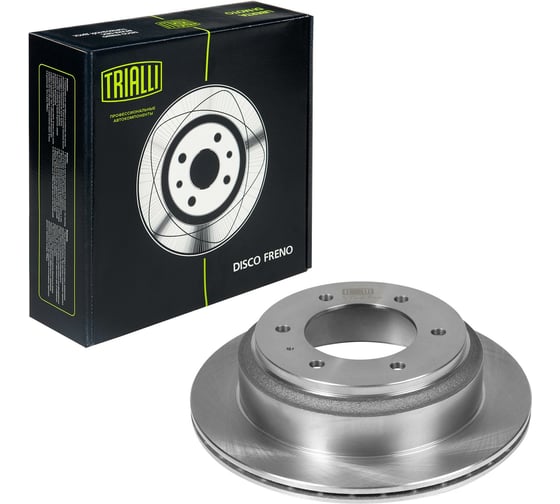 Изображение товара Диск тормозной задний для автомобилей Great Wall Hover /H3 /Н5 d=313 мм TRIALLI DF 270304
