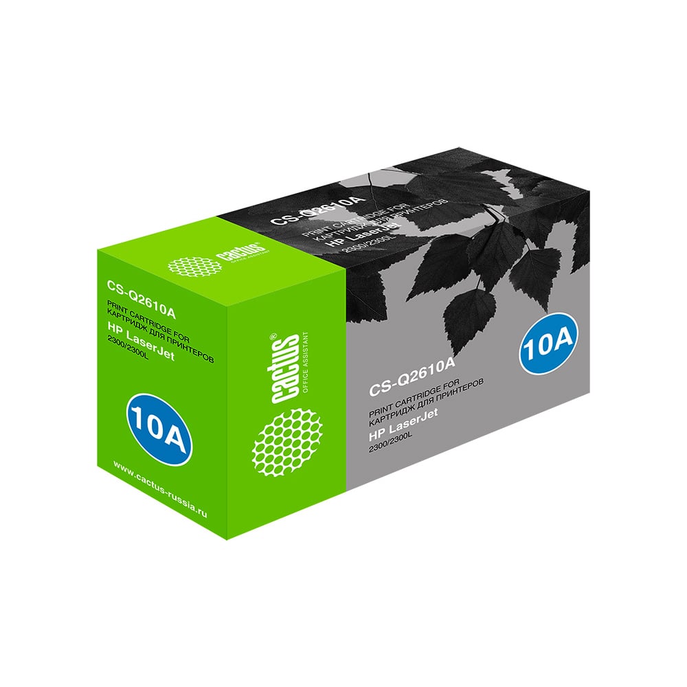 Изображение товара Лазерный картридж Cactus q2610a черный для hp lj 2300/2300l, 6000 страниц