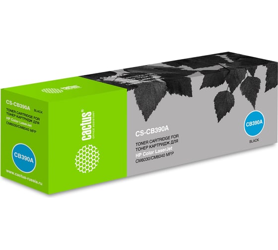 Изображение товара Картридж лазерный CS-CE390A CE390A черный (10000стр.) для HP LJ M4555/M601/M602/M603 Cactus 807226