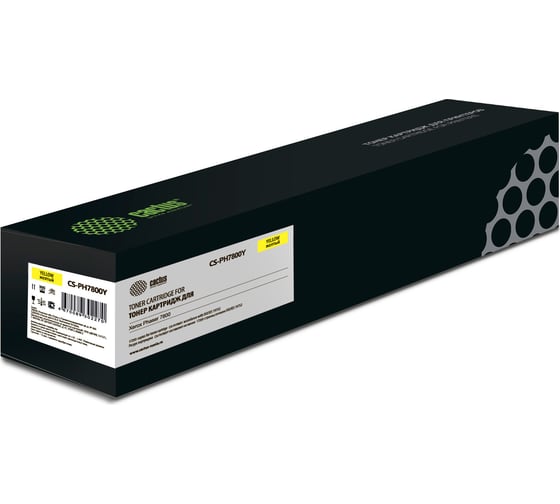 Изображение товара Лазерный картридж Cactus 106r01572 желтый, 17200 страниц, для xerox phaser 7800 CS-PH7800Y 1522749