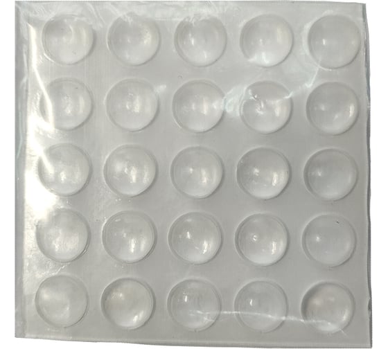 Изображение товара Самоклеящийся прозрачный демпфер Скобяной 8х3 мм 008462