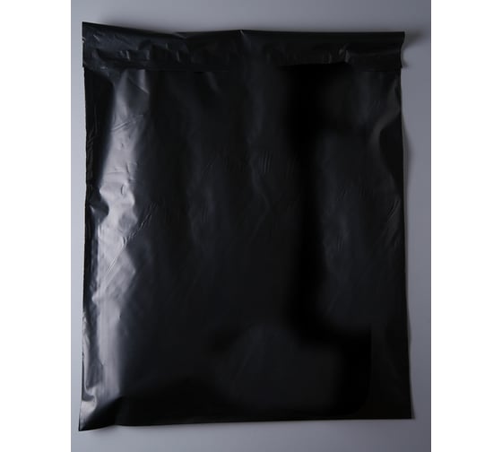 Изображение товара Курьерский пакет PACK INNOVATION черный, 400x500+40, 50 мкм, 100 шт. IP00KPKKBL400500.50-100