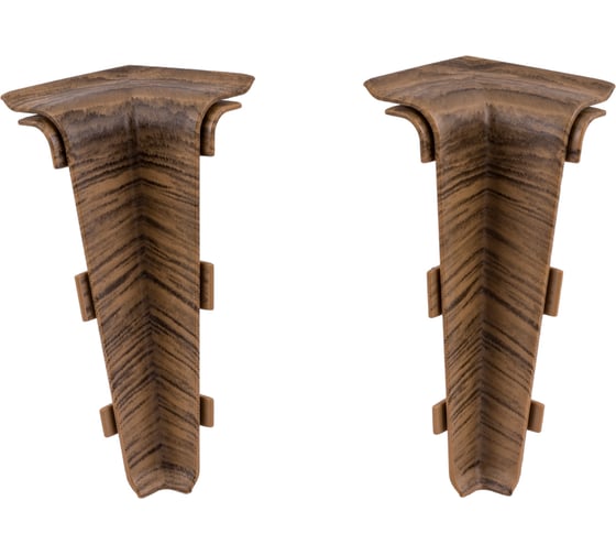 Изображение товара Внутренний угол Arbiton Indo 12 Дуб темный, упаковка 2 шт. 61619