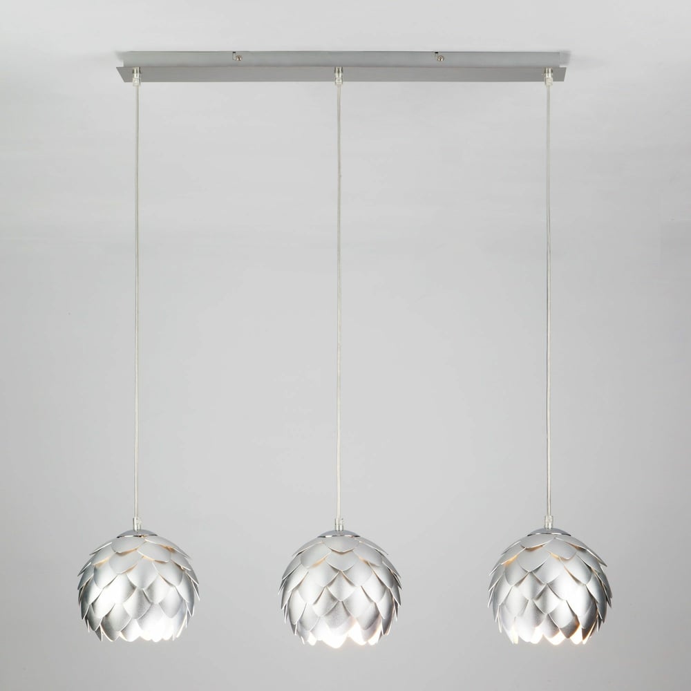 Изображение товара Подвесной светильник Bogate's 304/3 серебряный современный стиль 3 лампы