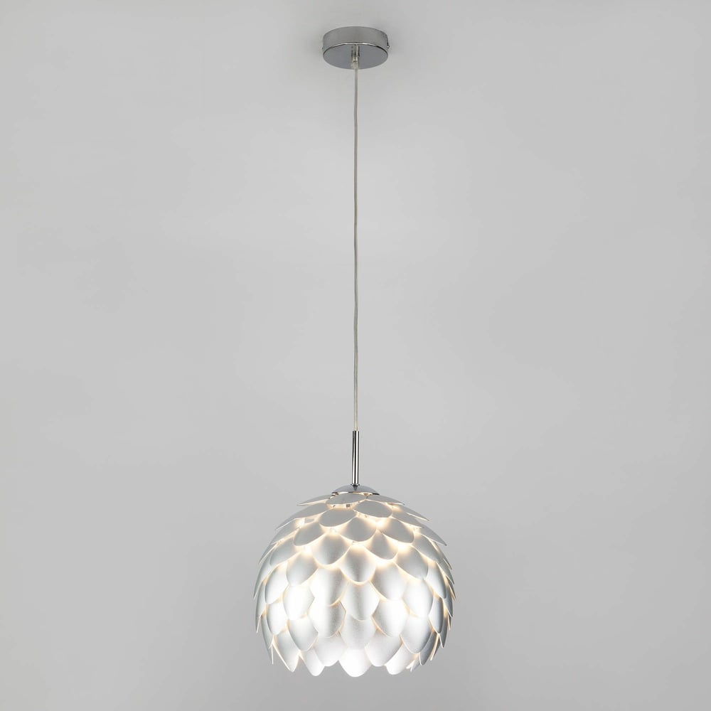 Изображение товара Подвесной светильник Bogate's 304/1 серебряный дизайнерский современный