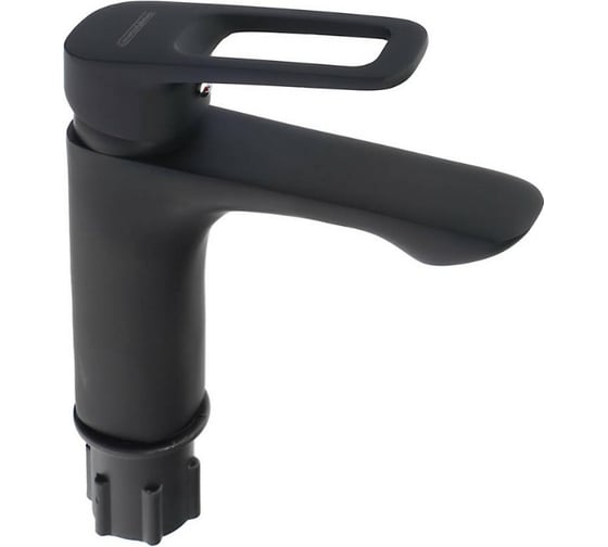 Изображение товара Смеситель для раковины СоюзКран керамический картридж 35 мм, черный, цинк SК02-M137 567-105