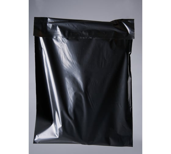 Изображение товара Курьерский пакет PACK INNOVATION черный, 240x320+40, 50 мкм, 100 шт. IP00KPKKBL240320.50-100