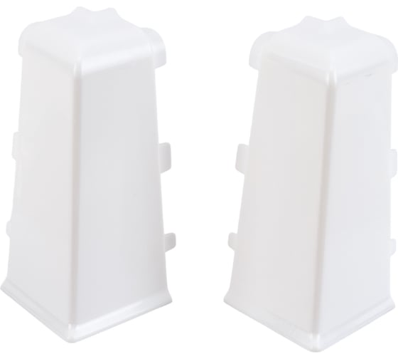 Изображение товара Наружный угол Arbiton Indo 01 Белый глянец, упаковка 2 шт. 112726