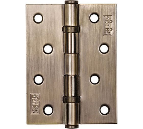 Изображение товара Универсальная петля SCHLOSS ШЛОСС 21011 2ВВ, бронза, 100x75x2,5 мм, 2 шт. тов-139719