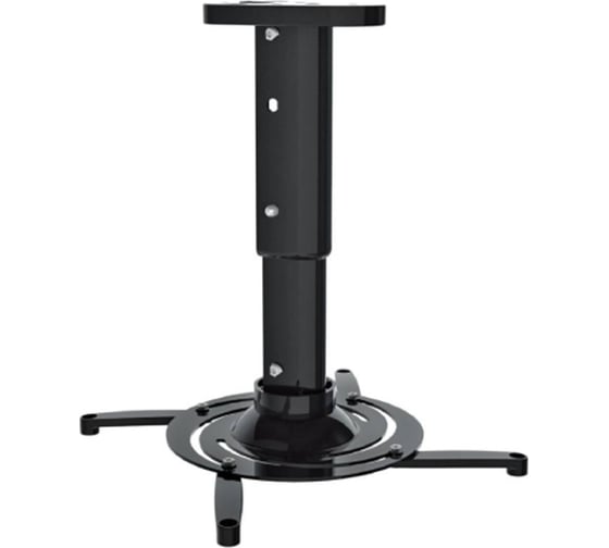 Изображение товара Кронштейн для проектора Cactus черный, 21 кг, потолочный, поворот и наклон CS-VM-PR05M-BK 441589