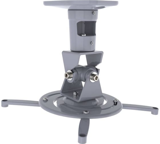 Изображение товара Кронштейн для проектора Cactus серебристый, 10 кг, потолочный, поворот и наклон CS-VM-PR01-AL 441617